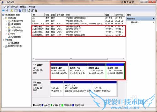 Windows7磁盘分区