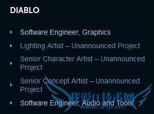 《暗黑破坏神》新作已秘密启动
