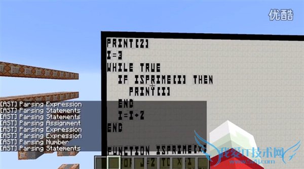 跪了!牛人《我的世界》造出BASIC编译器