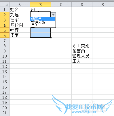 excel 2010数据有效性“序列”的设置