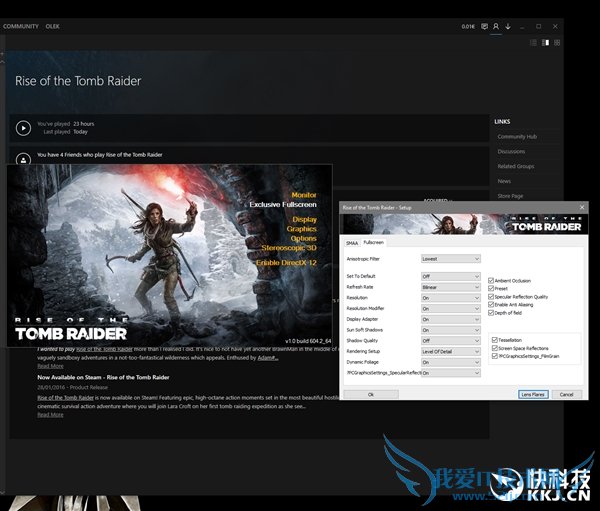 确认了!《古墓丽影崛起》支持DX12