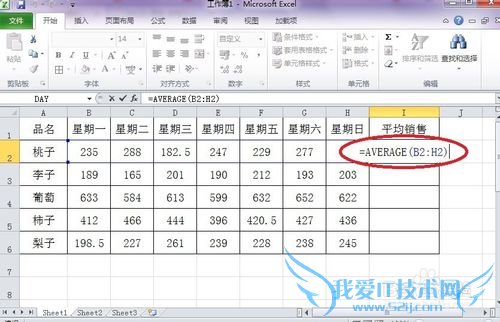 Excelв뺯AVERAGE