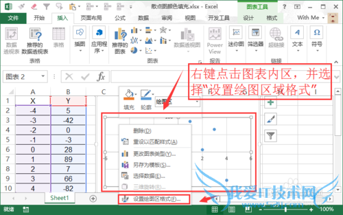 散点图:四象限填充不同颜色
