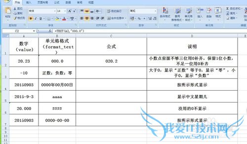 excel中TEXT函数的用法实例