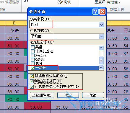 Excel 2010ʹ÷ͳŮɼƽֵ
