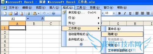 怎样让别人无法取消隐藏的Excel工作表