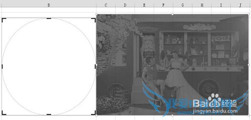 如何用EXCEL将图片裁剪为圆形