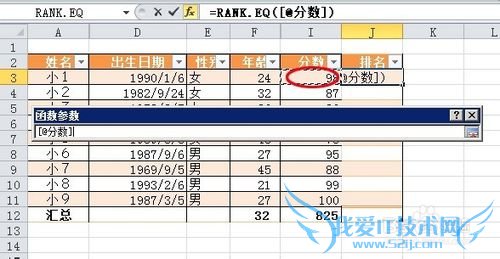 EXCEL 2010[10]RANK.EQɼ