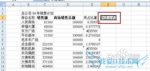 excel怎样解决空值造成的计算错误