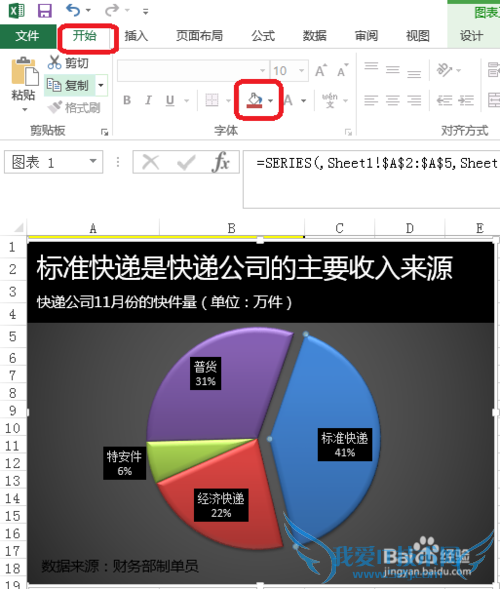 Excel图表配色怎么做