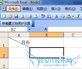 如何在Excel斜线单元格输入文字