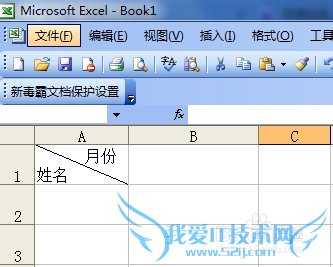 如何在Excel斜线单元格输入文字