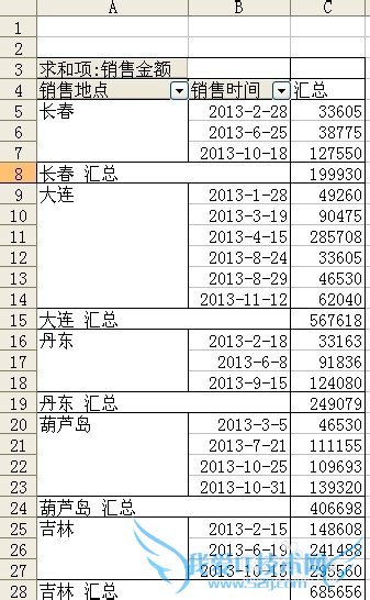 Excel数据透视常用技巧(二)