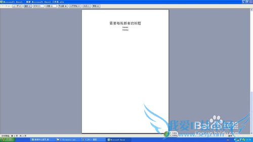 office2003excelʼʾӡ