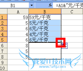 为excel单元格批量加前缀或后缀的几种方法