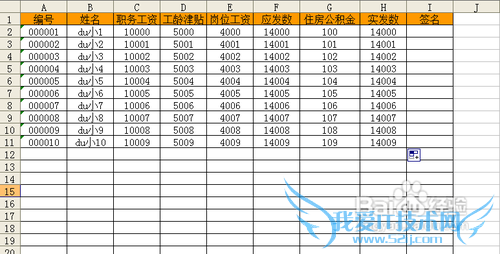【Excel技巧】最快制作工资条以及文本日期转化