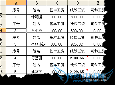 EXCEL中如果利用宏和VBA制作工资条