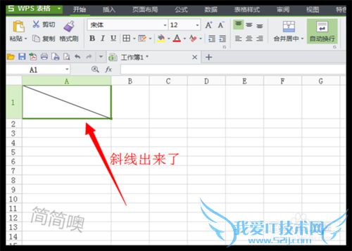 Excel中怎样绘制斜线表头?