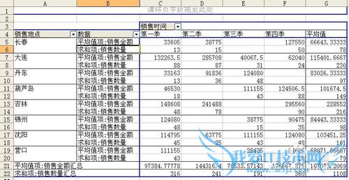 Excel数据透视常用技巧(一)