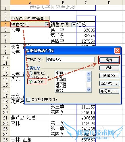 Excel数据透视常用技巧(一)