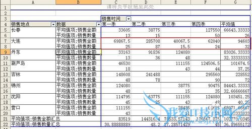 Excel数据透视常用技巧(一)