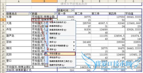 Excel数据透视常用技巧(一)