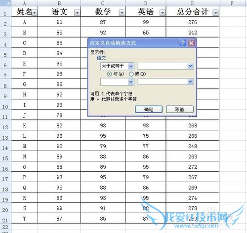 如何在2007版EXCEL表里筛选数据