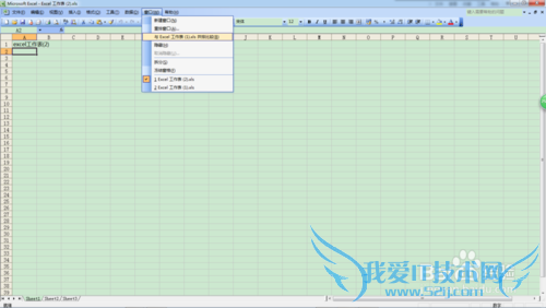 如何让excel在两个窗口分开显示