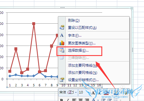 Excel制作折线图怎么修改横坐标