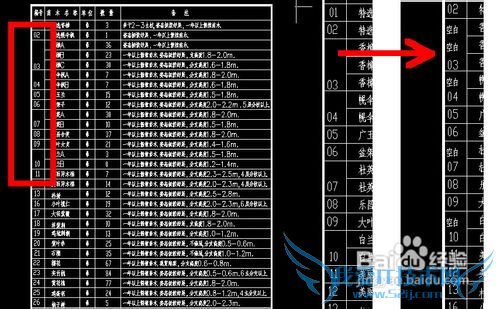 CAD文字表格转换为EXCEL表格的个人绝招