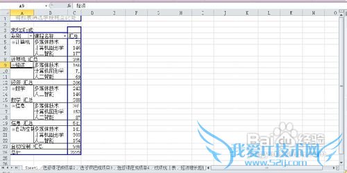 Excel如何转换数据透视表