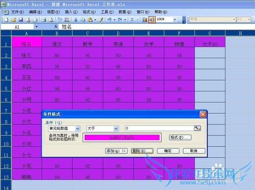 excel怎么取消条件格式