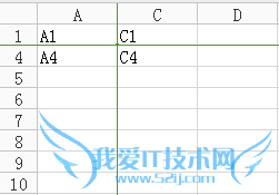 excel中怎么固定第一行第一列