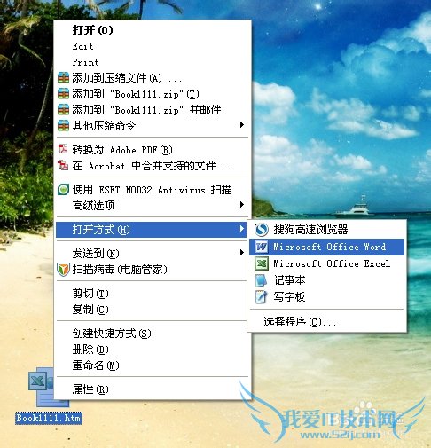 将Excel表转换为Word文档