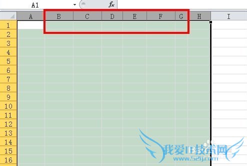 Excel如何显示隐藏列?