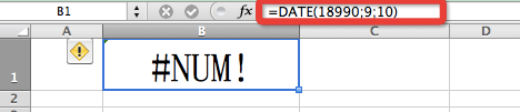 Excel⣺[1]Date