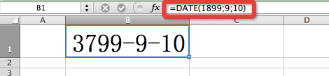Excel⣺[1]Date