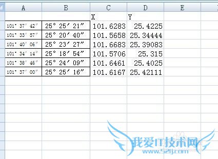 Arcgis10.1如何用坐标数据转点