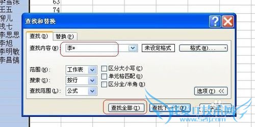 Excel技巧之——巧用含通配符的查找