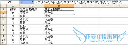 excel中的if函数怎么用