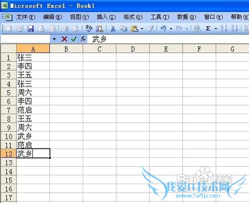 EXCEL表格中怎么去除重复的项
