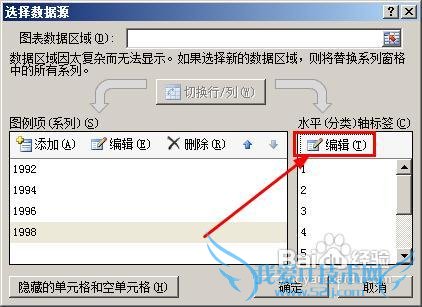 excel怎样用不连续的数据建立图表