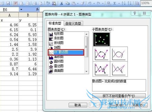 利用Excel进性线性拟合