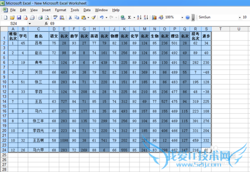 如何使用excel快速生成分数条