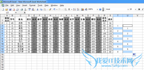 如何使用excel快速生成分数条