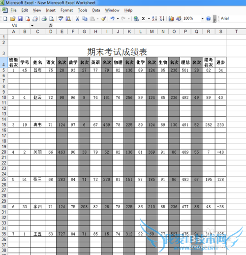 如何使用excel快速生成分数条