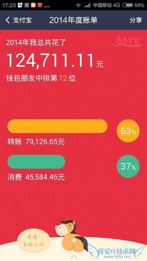 怎么查看支付宝2014年度账单如何拍马屁