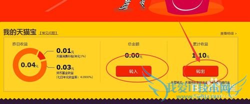 怎么将天猫宝的钱转到支付宝?