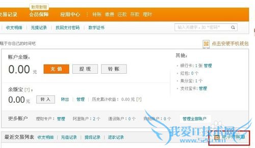 支付宝如何查看电子账单