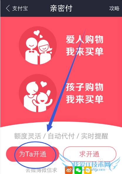 支付宝亲密付怎么用,支付宝怎么开通为对方付款